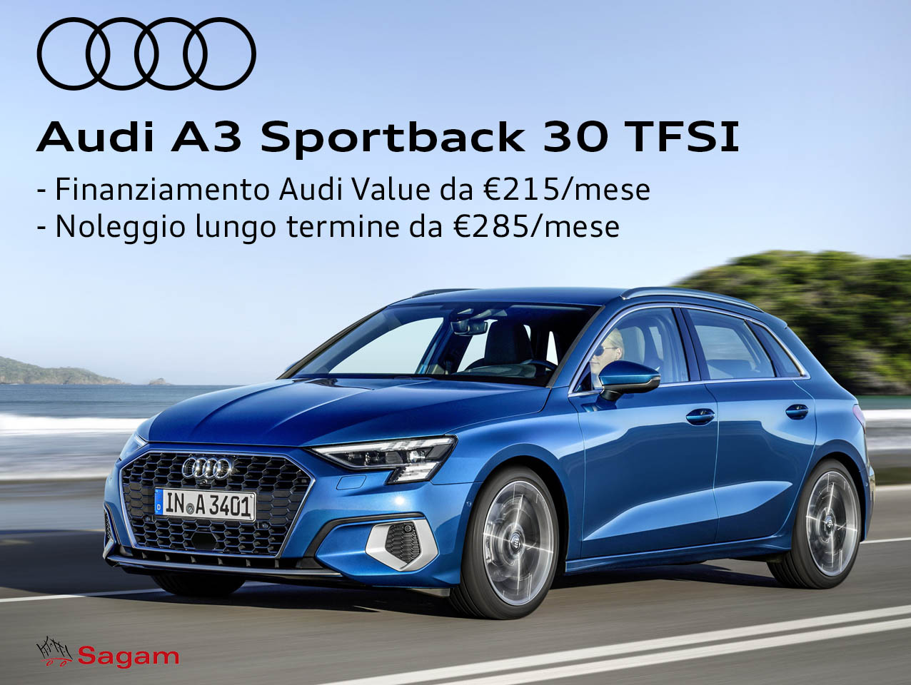 Audi A3 Sportback 30 TFSI Business S tronic Mild Hybrid