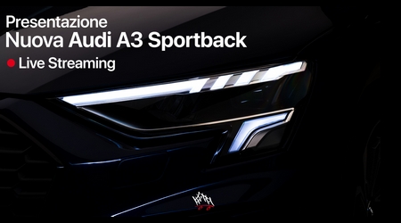 Presentazione Nuova Audi A3 Sportback In Live Streaming 133 L 1200